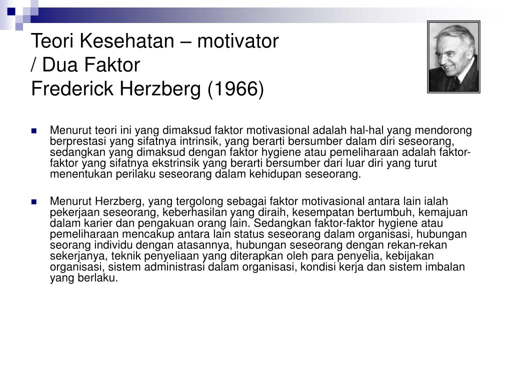 PPT - TEORI MOTIVASI PowerPoint Presentation, free ...