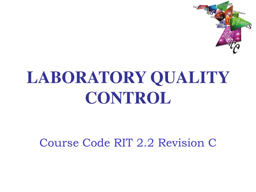 PPT LABORATORY QUALITY CONTROL PowerPoint Presentation, free download