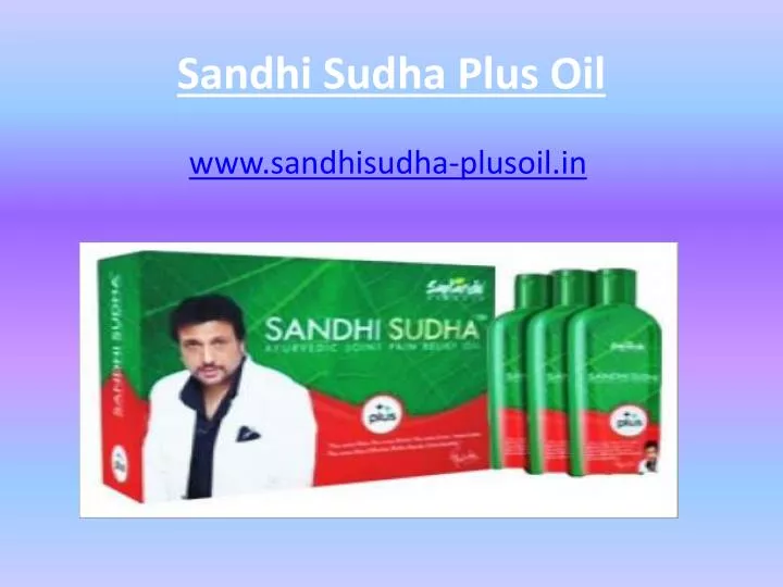 sandhi sudha plus oil n.