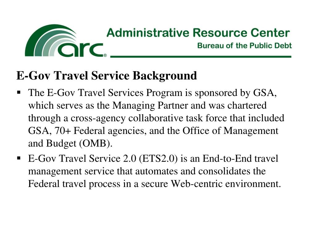 gov travel service