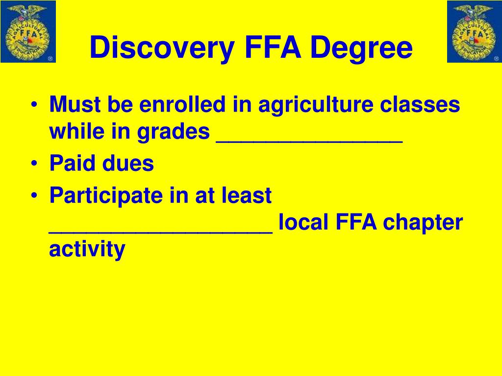PPT The FFA PowerPoint Presentation Free Download ID 5628981