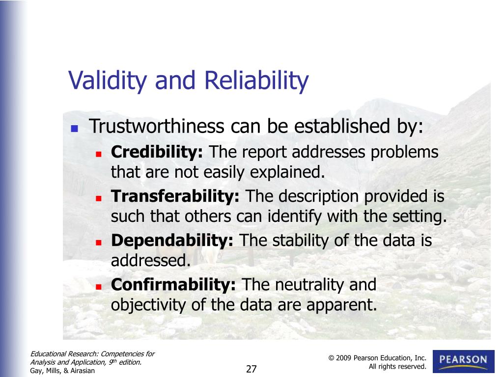 validity and reliability in qualitative research example