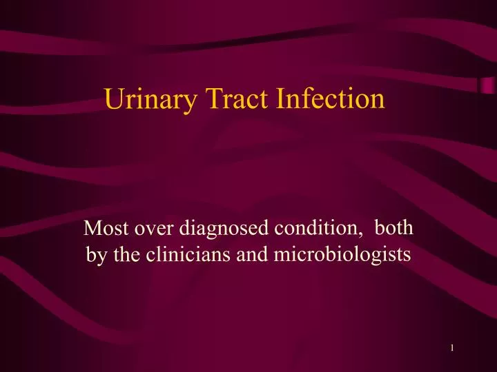 Ppt Urinary Tract Infection Powerpoint Presentation Free Download Id5630123 8807
