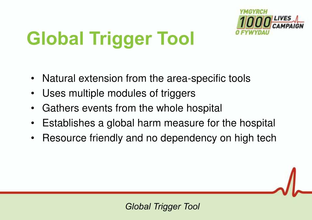 PPT - The Global Trigger Tool Workshop PowerPoint Presentation, free  download - ID:5630871