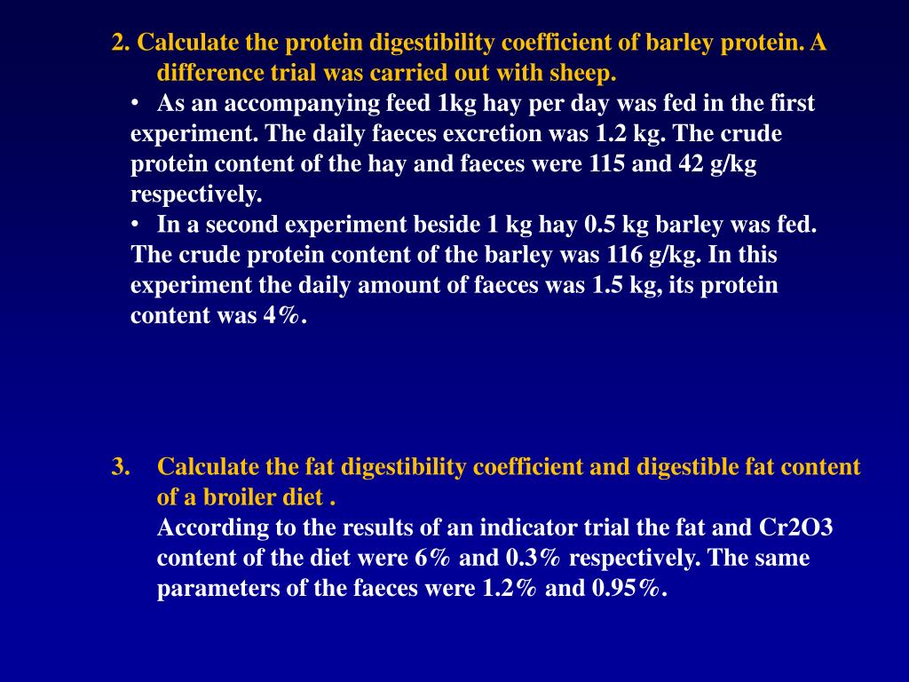 PPT - Digestibility PowerPoint Presentation, free download - ID:5631435