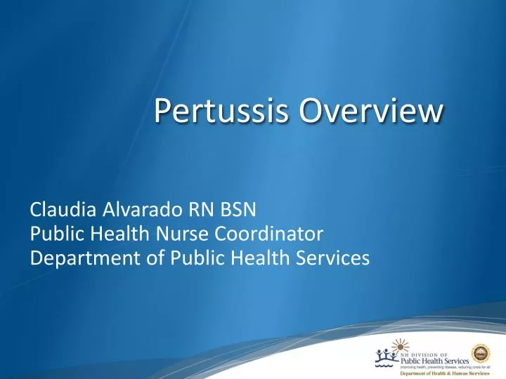 claudia alvarado rn bsn public health nurse coordinator department of public health services n.
