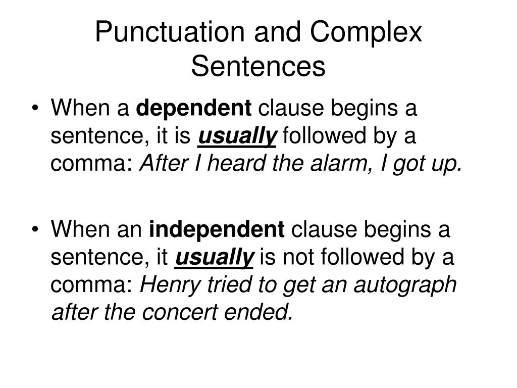 Punctuating Compound And Complex Sentences Teacher Worksheets