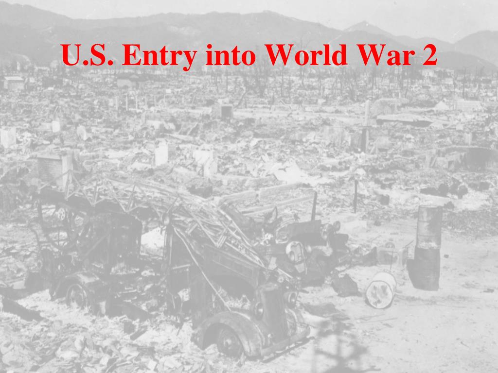 PPT - U.S. Entry into World War 22 PowerPoint Presentation, free With World War 2 Powerpoint Template