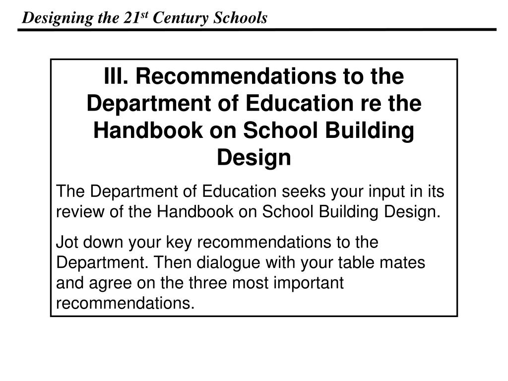 PPT - Designing the 21 st Century Schools PowerPoint Presentation, free ...