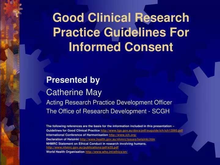 clinical research guidelines