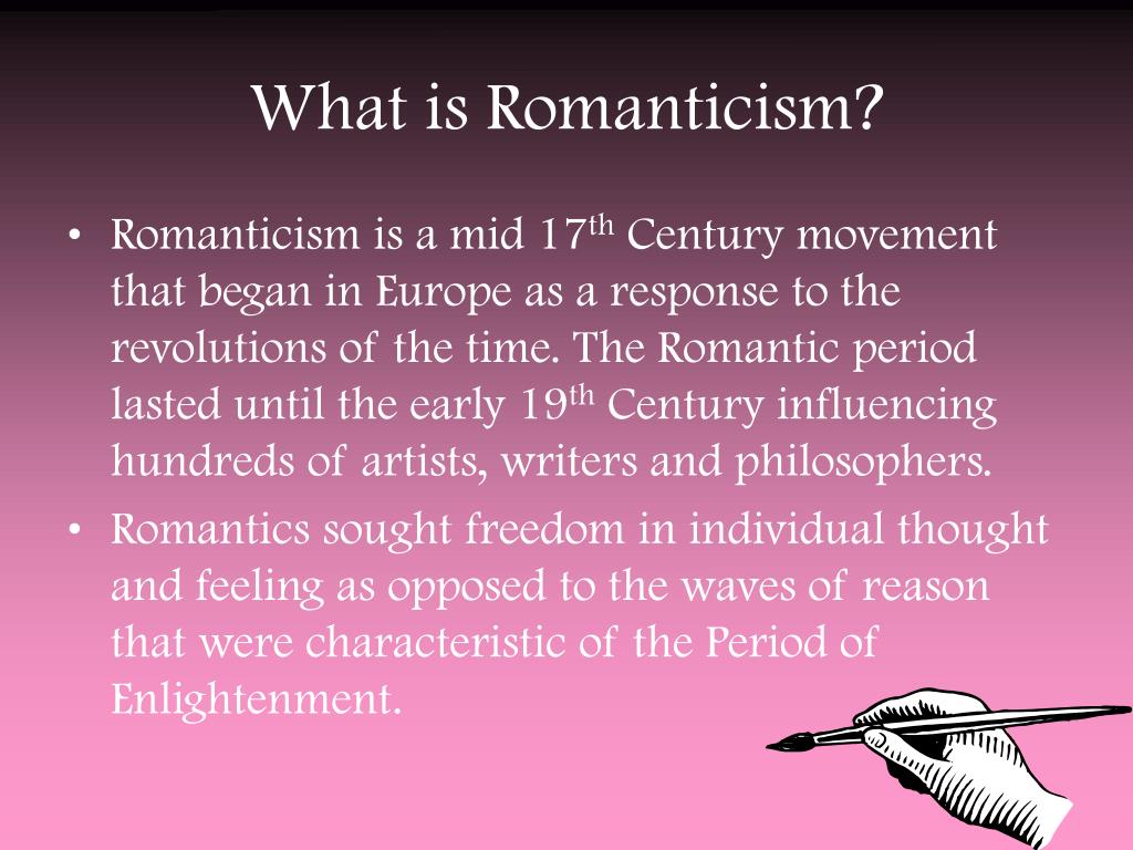 what is the meaning of romanticism in literature