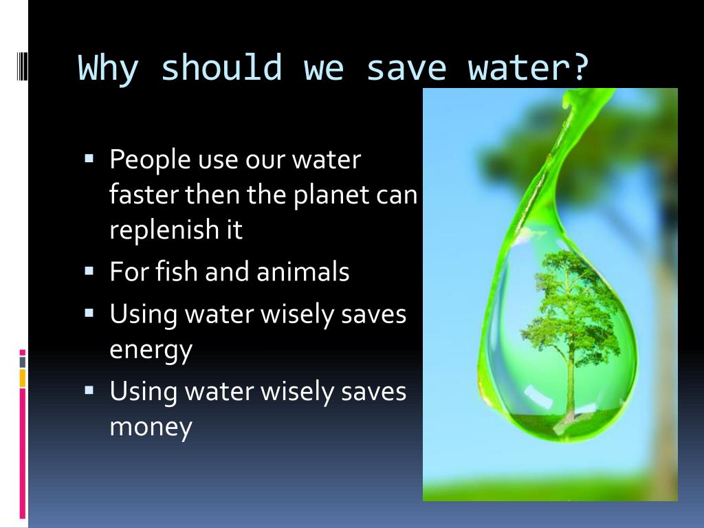 save water presentation in power point