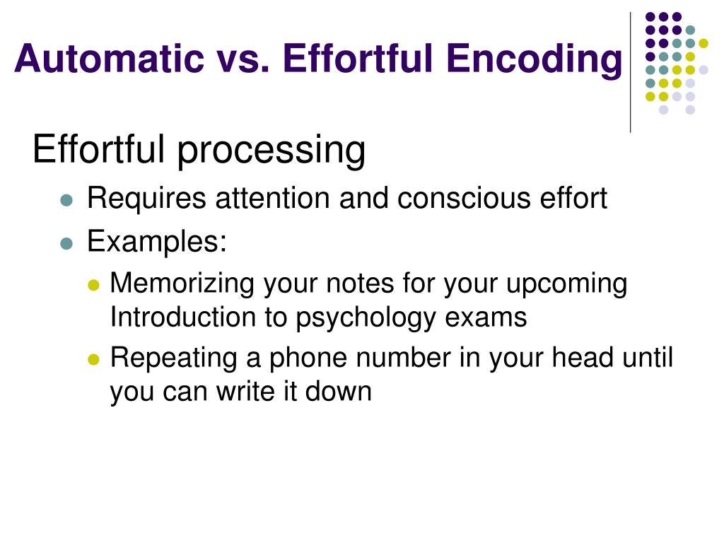 define encoding in psychology