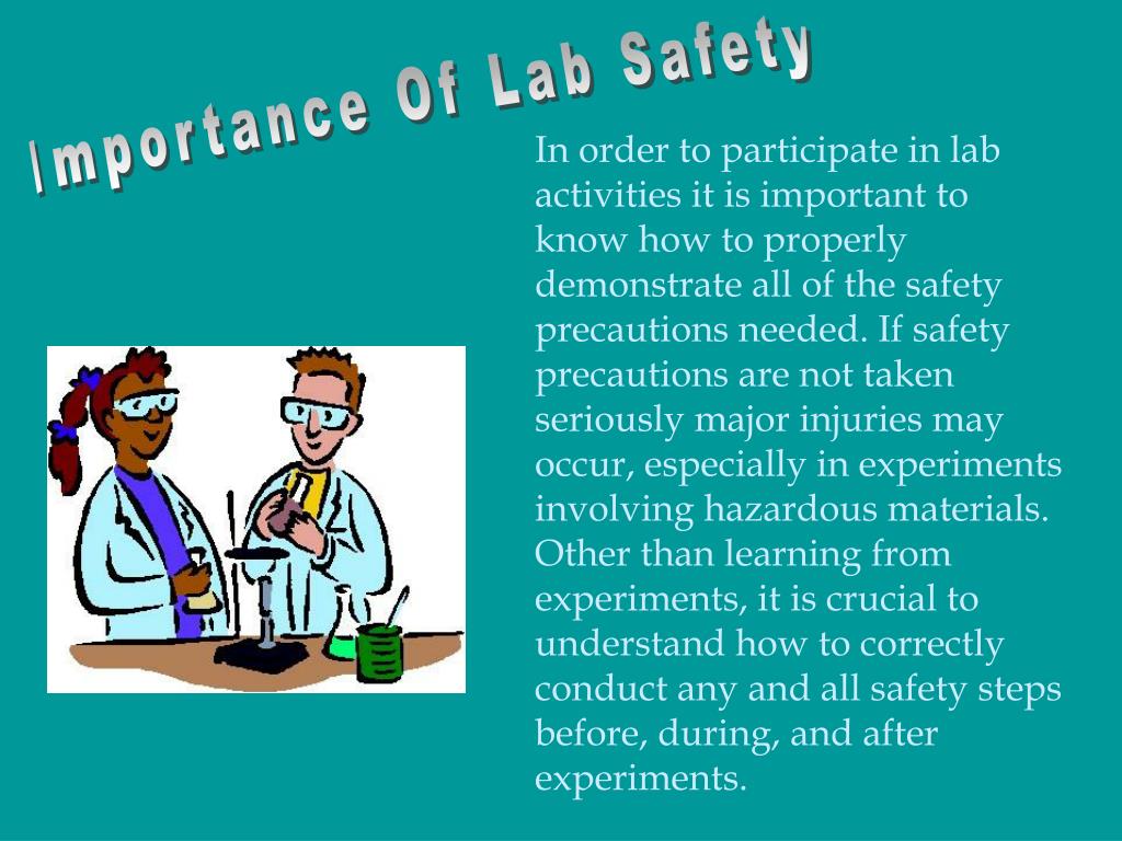 importance of laboratory safety essay