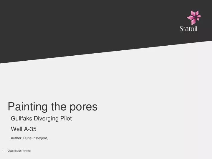 painting the pores n.