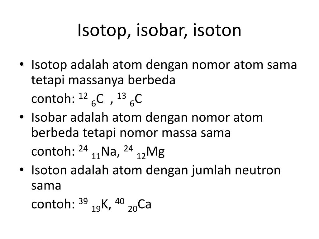 Isoton Chemistry. Isotons. Abundance of isotops Formula. Atom Sam.