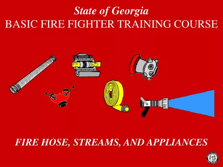state of georgia basic fire fighter training course n.