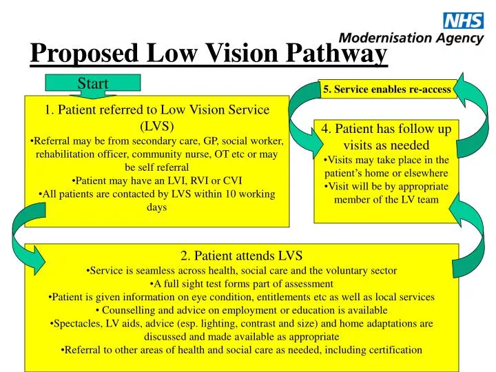 proposed low vision pathway n.