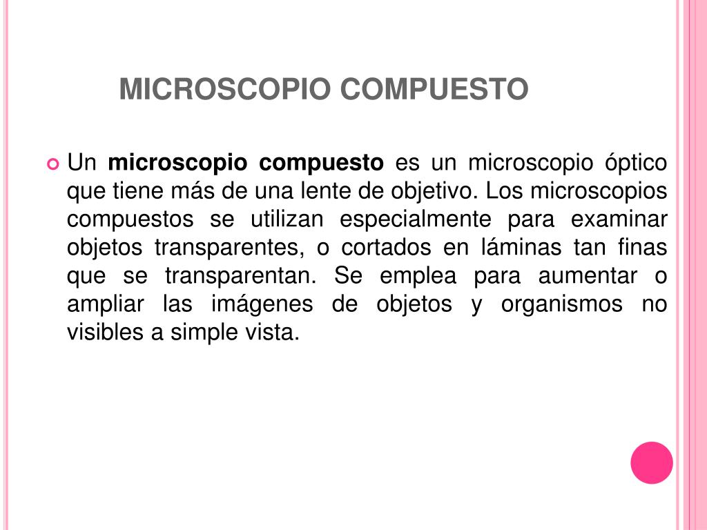 PPT - El microscopio PowerPoint Presentation, free download - ID:5641442