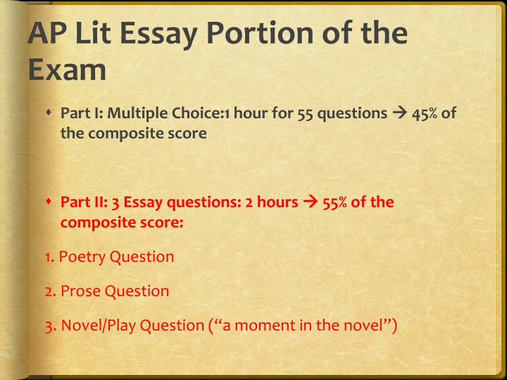 Ap lit essay