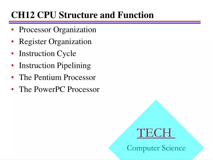 PPT - CH12 CPU Structure and Function PowerPoint Presentation, free ...