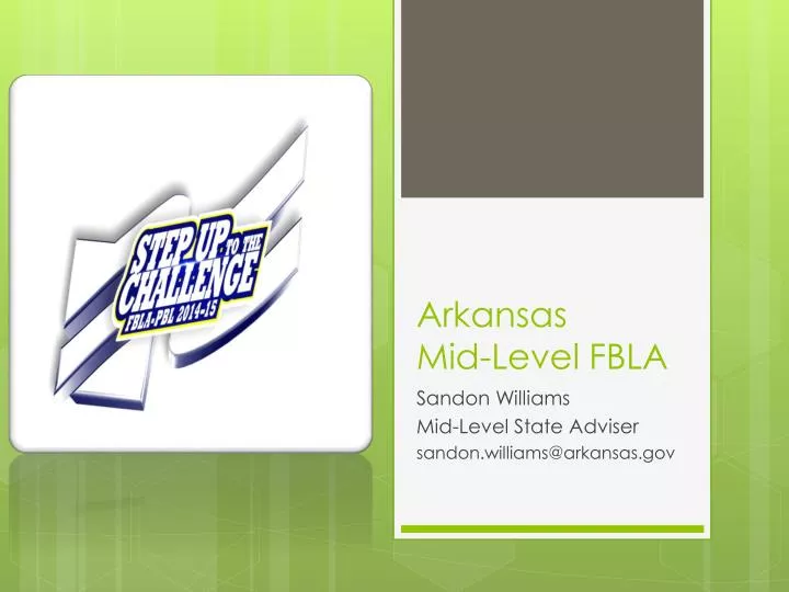 PPT Arkansas MidLevel FBLA PowerPoint Presentation, free download