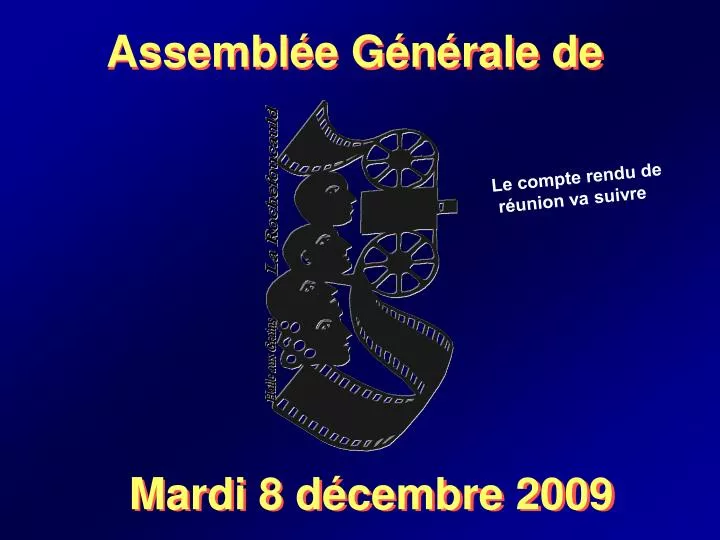 PPT - Assemblée Générale De PowerPoint Presentation, Free Download - ID ...