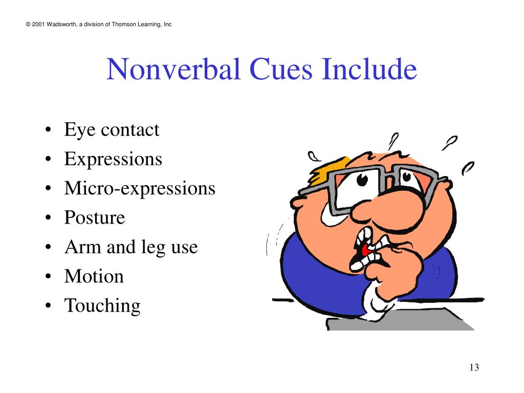 nonverbal cues in presentation