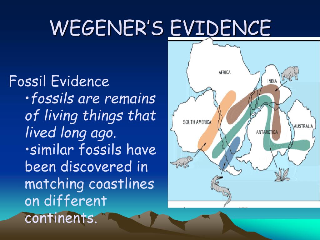 hypothesis evidence continental drift