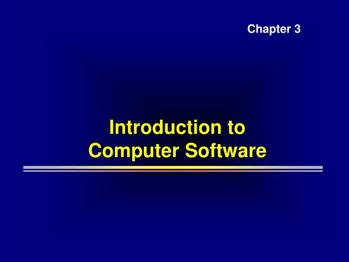 presentation about computer software