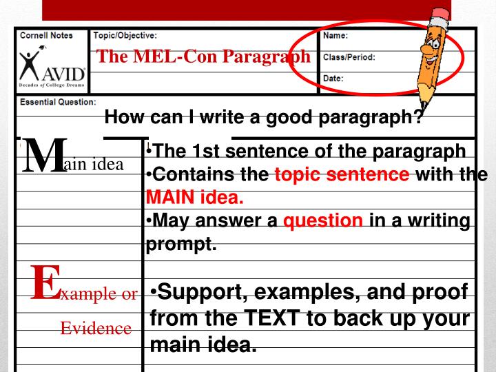 PPT - How to Write a MEL-Con paragraph PowerPoint Presentation - ID:5645050