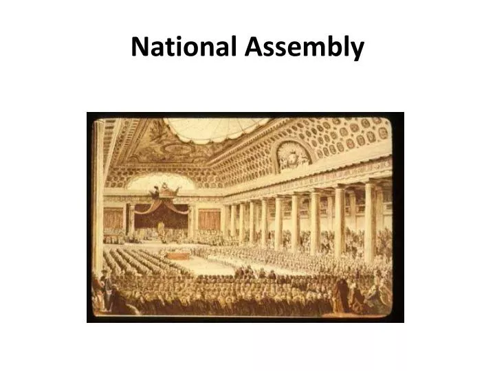 PPT National Assembly PowerPoint Presentation, free download ID5645474