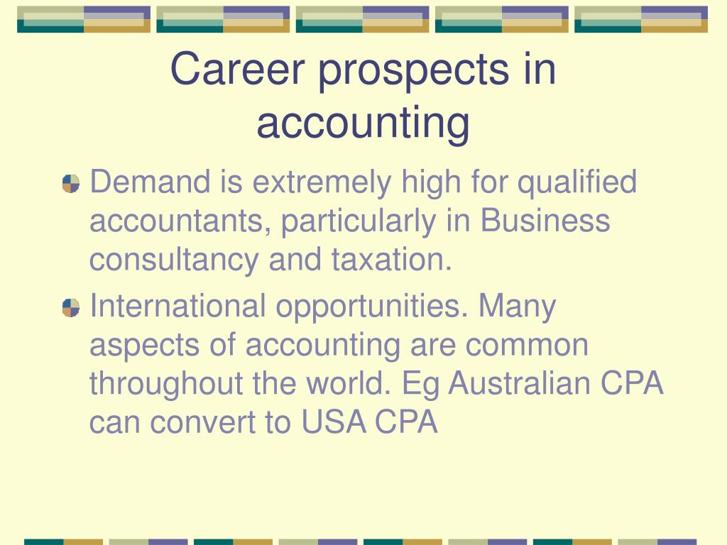 Job prospects for accounting graduates
