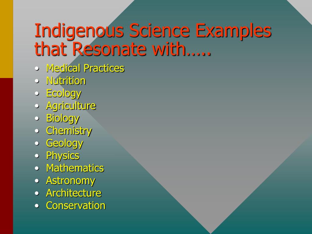 what is your understanding of indigenous science essay