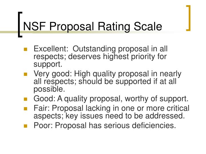 PPT NSF Research Proposal Review Guidelines PowerPoint Presentation