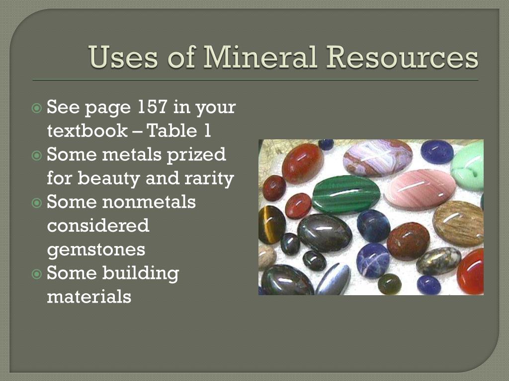 PPT - Mineral Resources PowerPoint Presentation, free download - ID:5647923