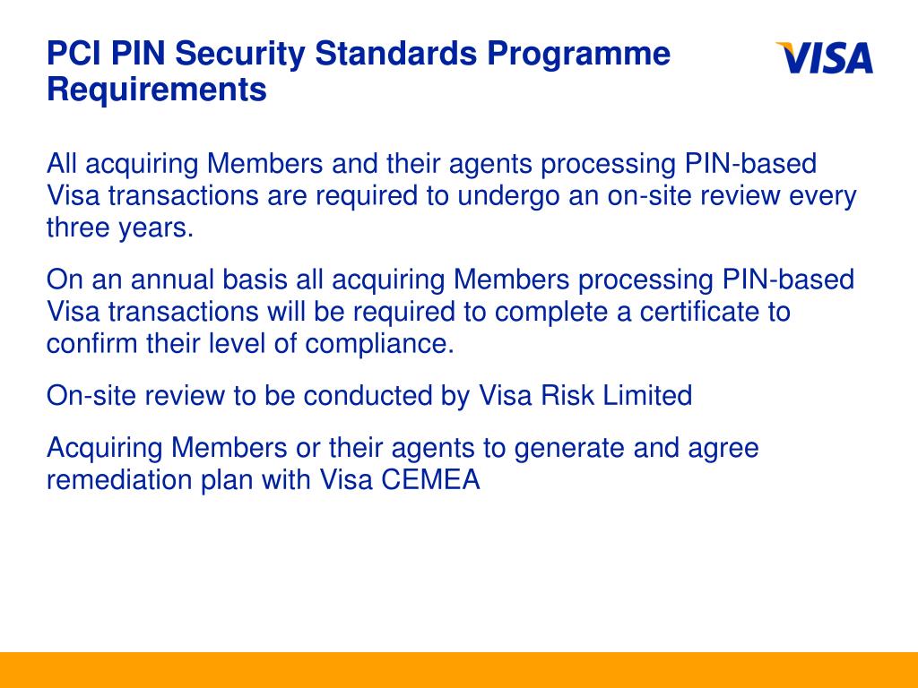 Ppt pci pin entry device security requirements pci pin security
