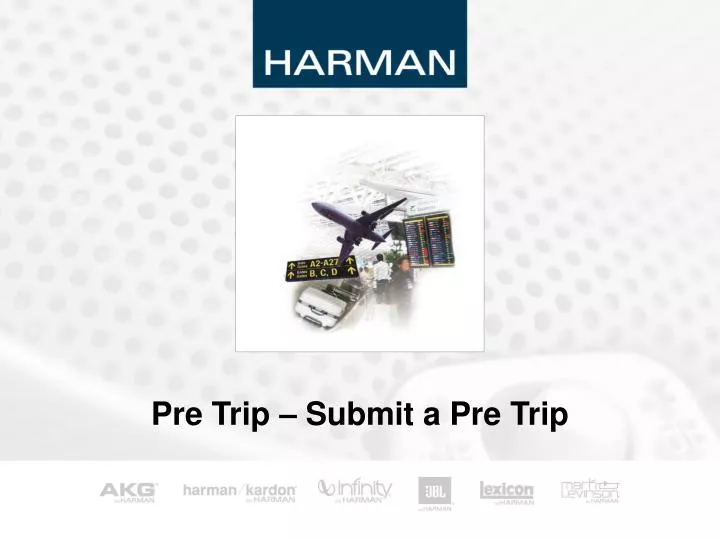 pre trip submit a pre trip n.