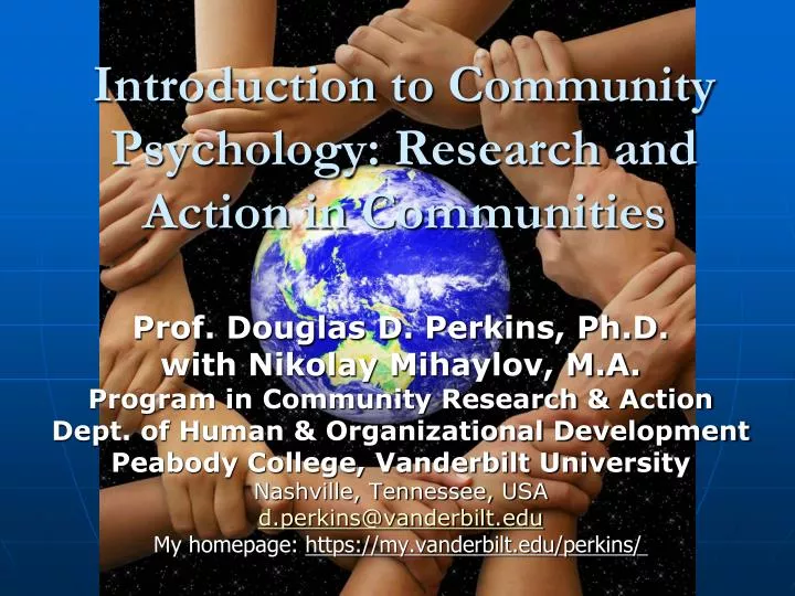 phd in community research and action