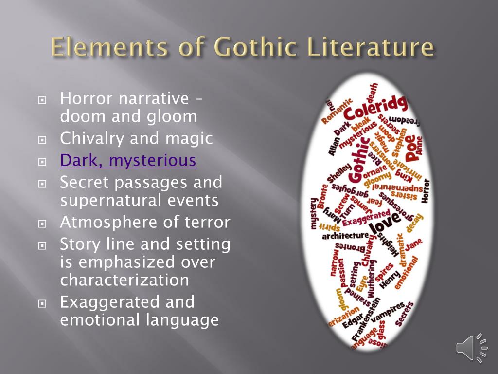 thesis topics on gothic literature