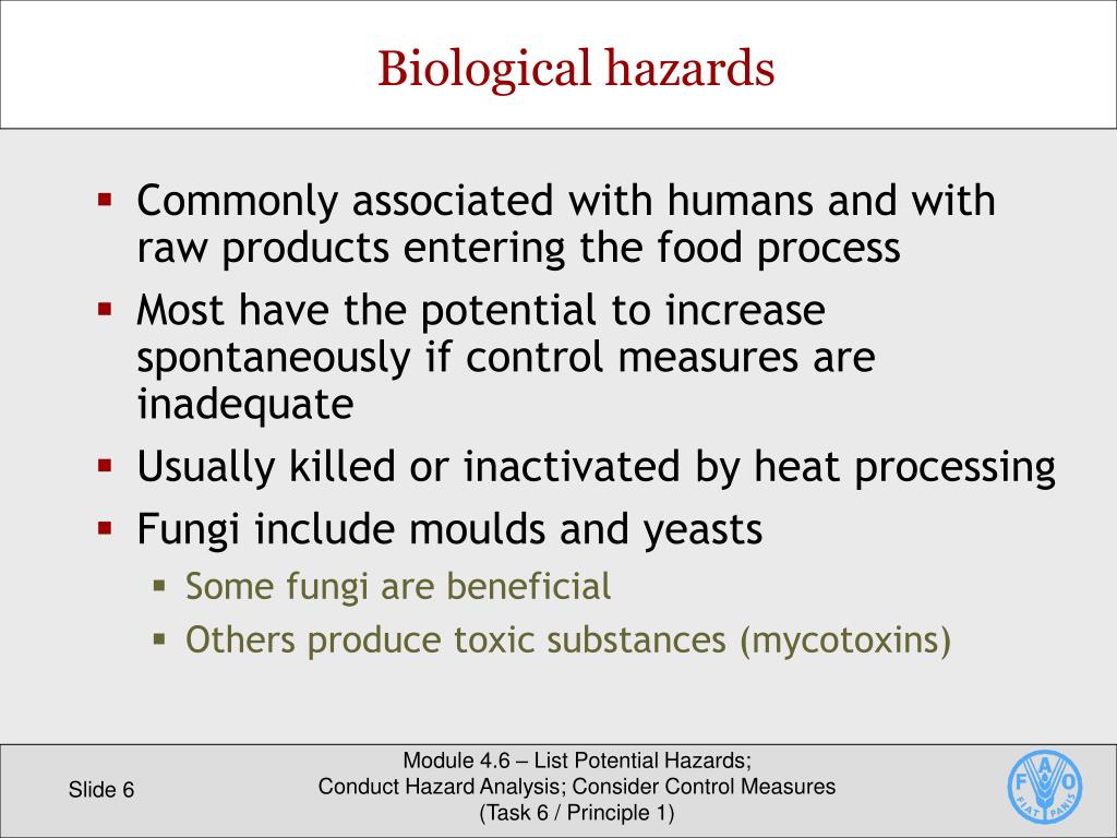 PPT - List Potential Hazards; Conduct Hazard Analysis; Consider Control