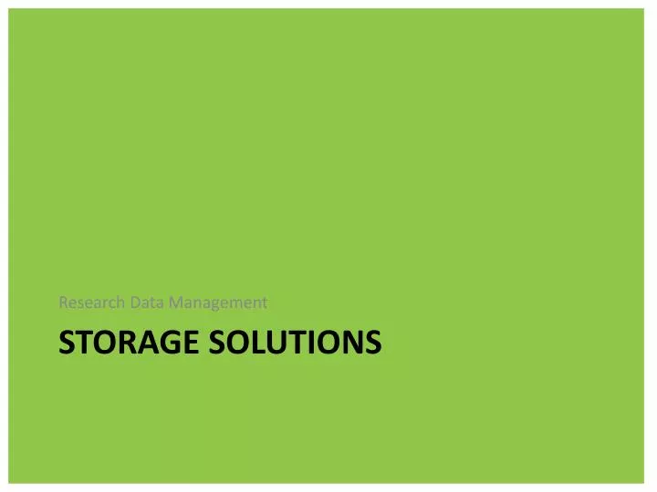 storage solutions n.