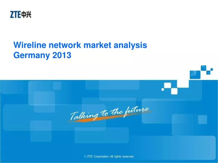 wireline network market analysis germany 2013 n.
