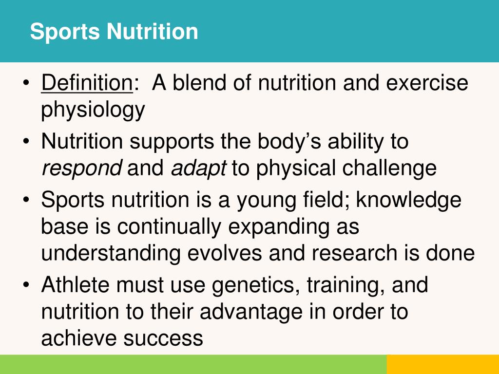 importance of nutrition in sports essay