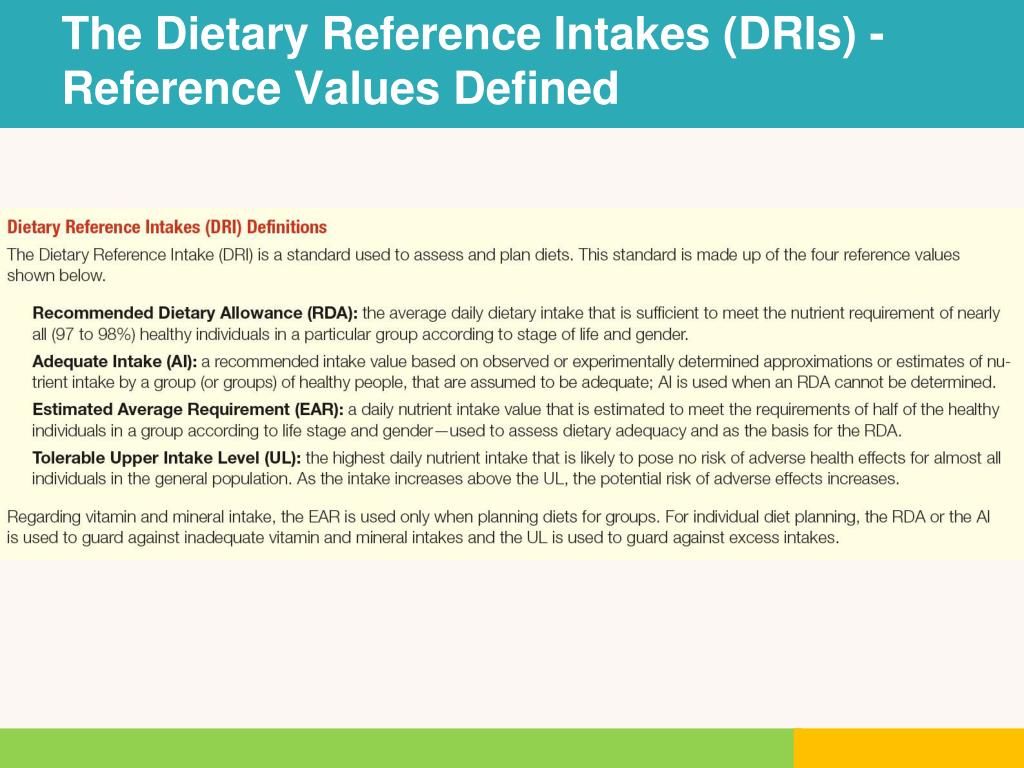 What Is The Definition Of Dietary Reference Values What Is The Definition Of Dietary Reference Values