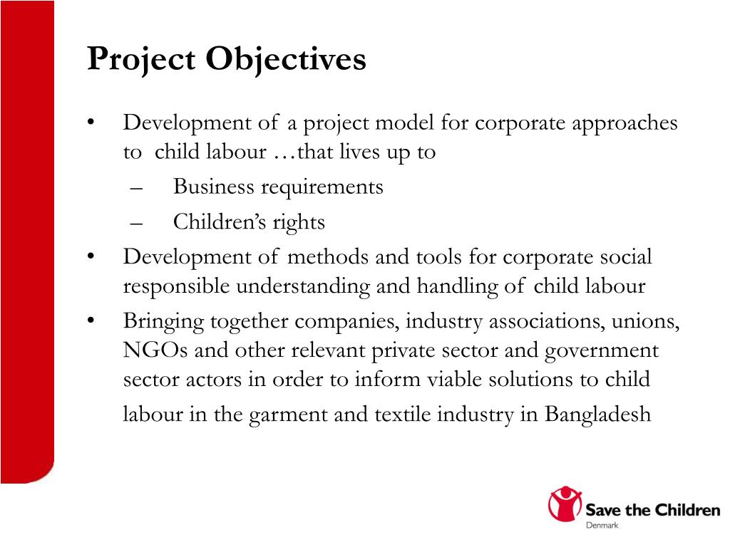 objectives of child labour research