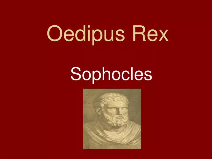 oedipus the king character traits