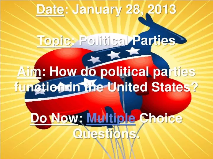 political party powerpoint presentation