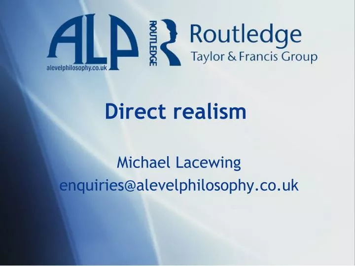 direct realism n.