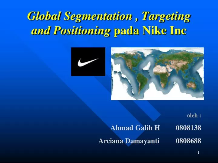 global segmentation targeting and positioning pada nike inc n.
